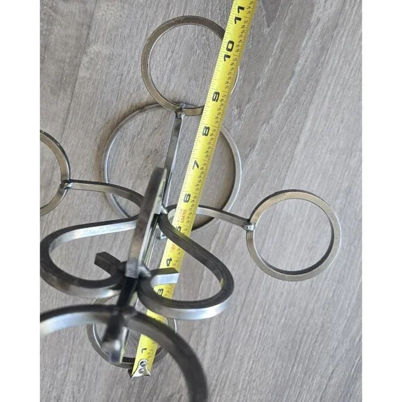 Vintage Danish Wrought Iron Candle Holder - Picture 4 of 10